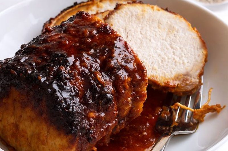 Spicy Roasted Pork Loin - #recipe by #eatwell101 - https://www.eatwell101.com/spicy-roasted-pork-loin-recipe