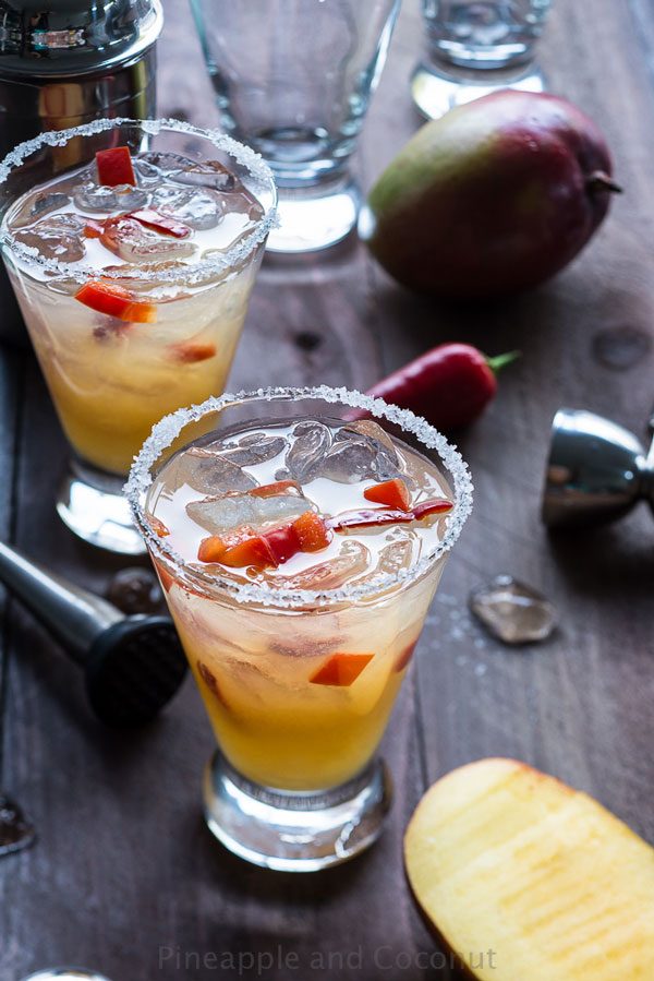 Spicy Chili Pepper Mango Margarita