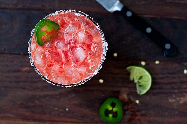 Spicy Jalapeño Watermelon Margarita