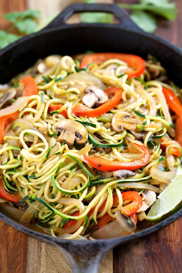 Veggie Fajita Noodles