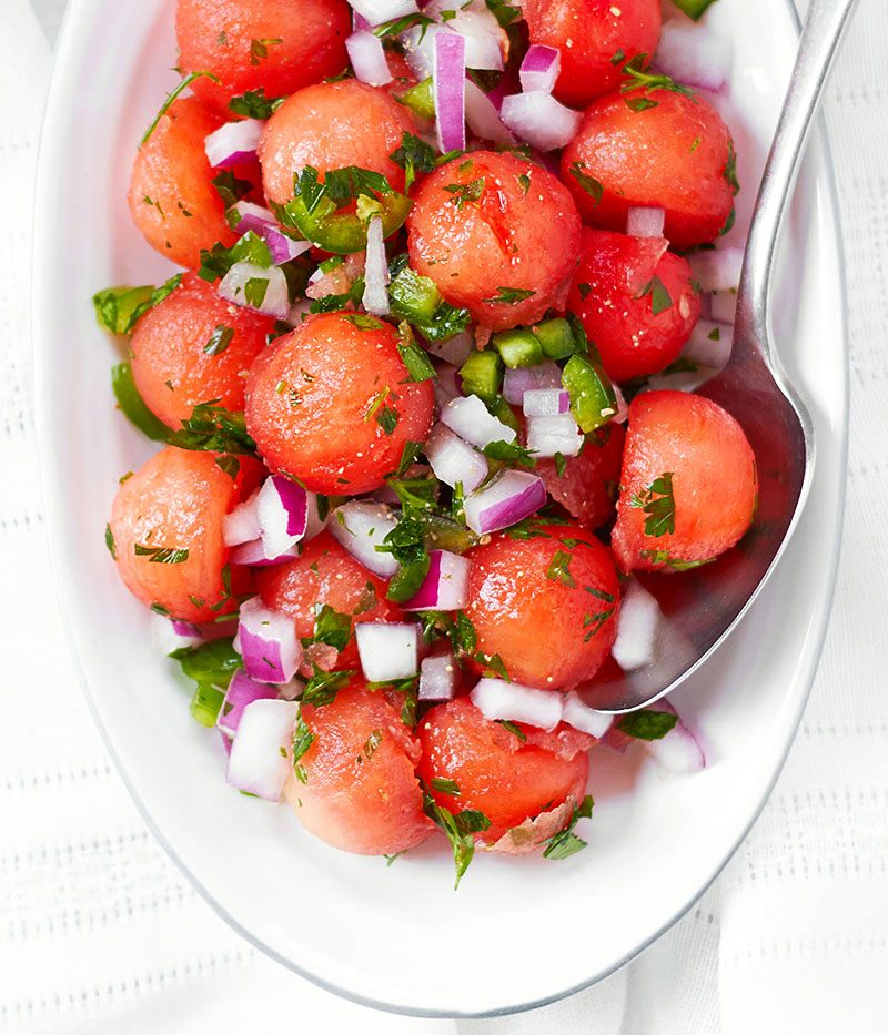 Jalapeño Watermelon Salad