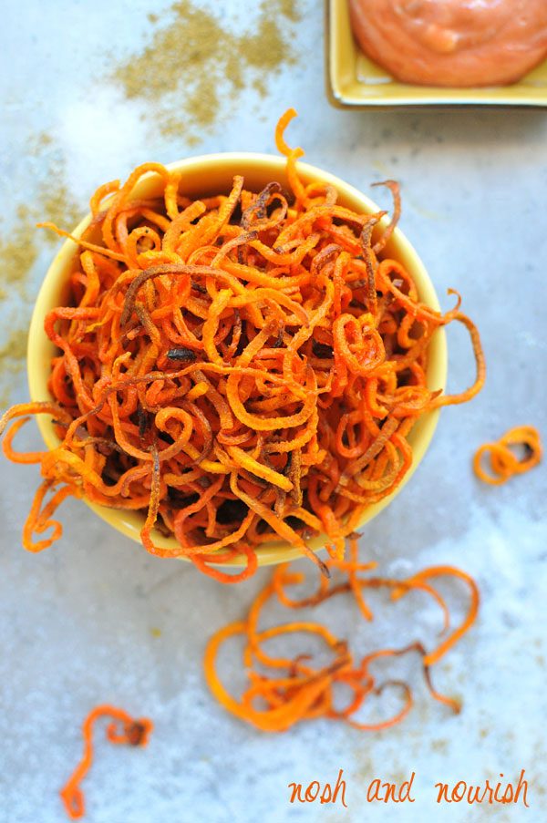 curly sweet potato fries