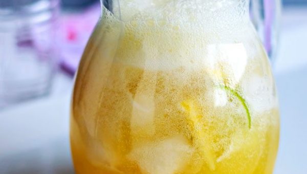 Speedy Pineapple Lemonade Cooler - #recipe by #eatwell101 - https://www.eatwell101.com/pineapple-lemonade-recipe