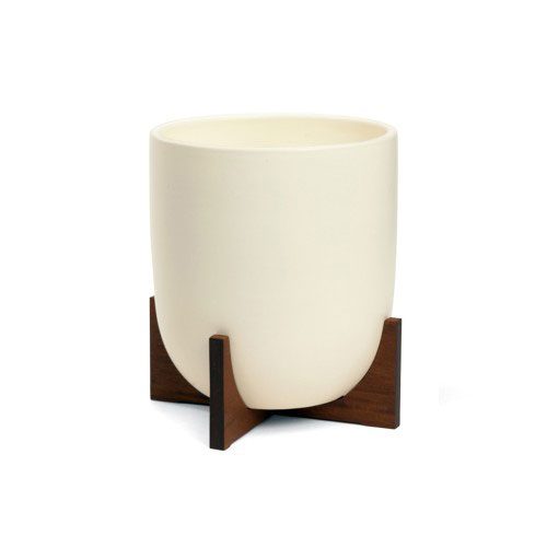 modernica xsmall bullet planter white silo