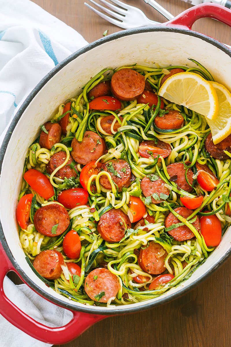 spiralized zucchini recipe