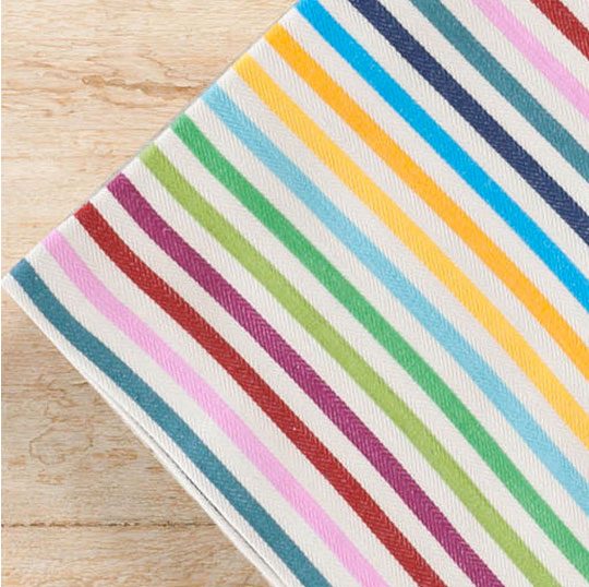 rainbow stripe napkin