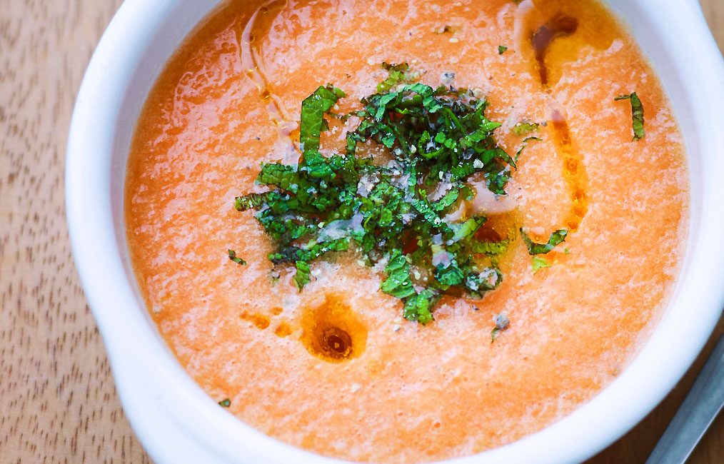 Chilled Cantaloupe Soup