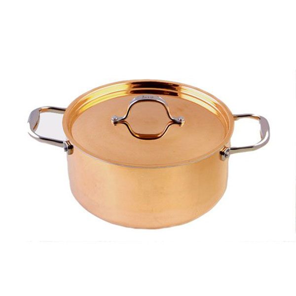 Copper Dutch Oven with Copper Lid