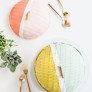 DIY colorblock food domes thumbnail
