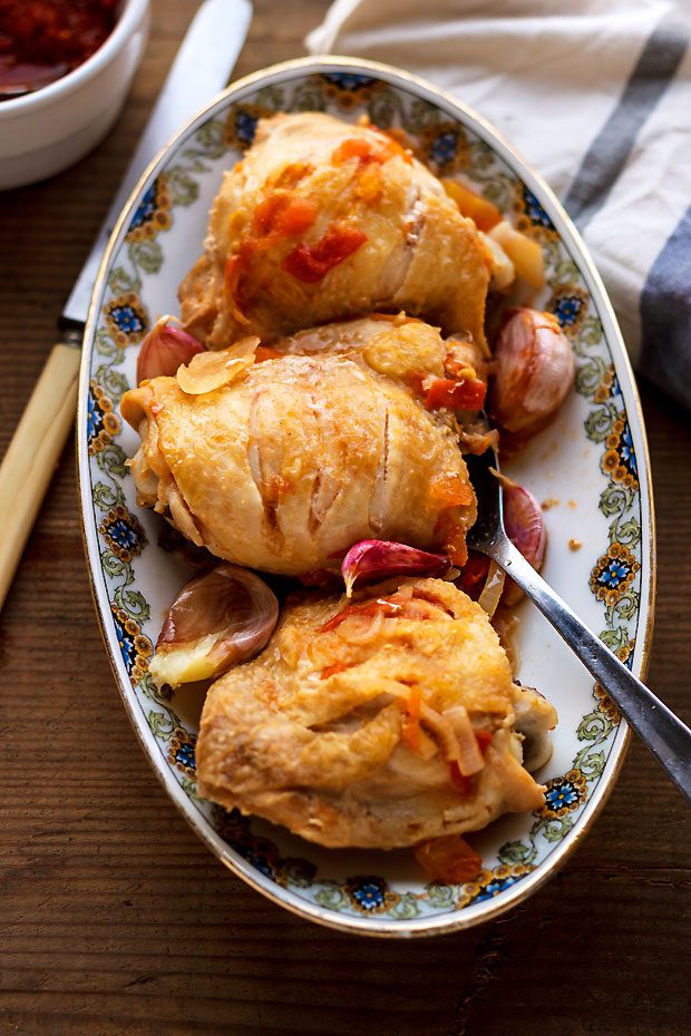 Garlic Skillet Chicken recipe