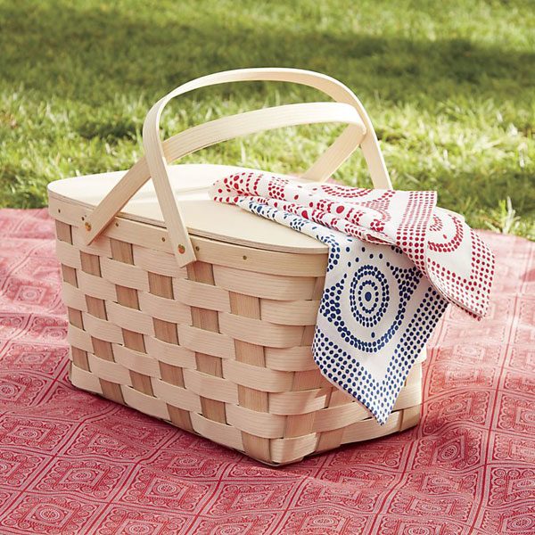 Handmade Picnic Basket