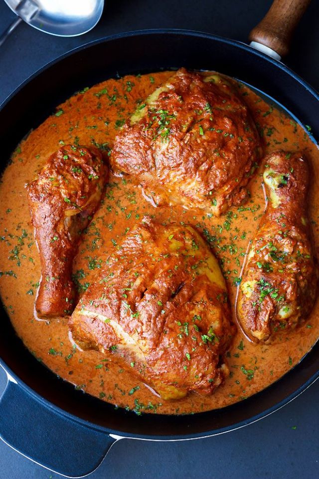 Baked Chicken In Tandoori Sauce