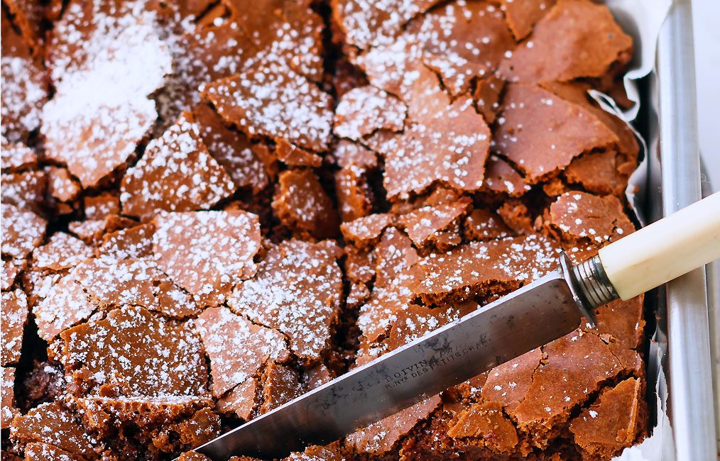 Super-Fudgy Double Chocolate Brownie