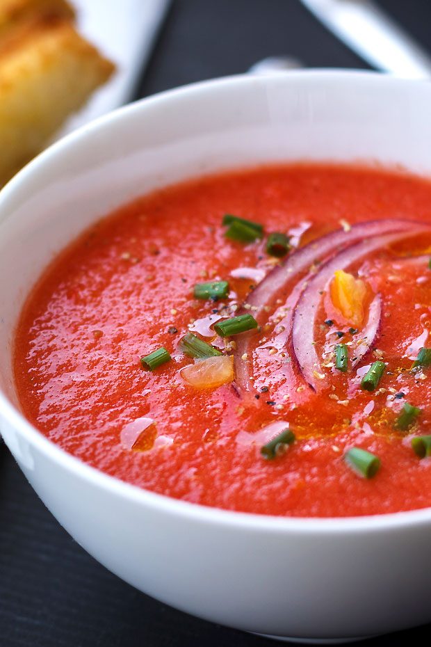 Tomato and Strawberry Gazpacho Recipe — Eatwell101