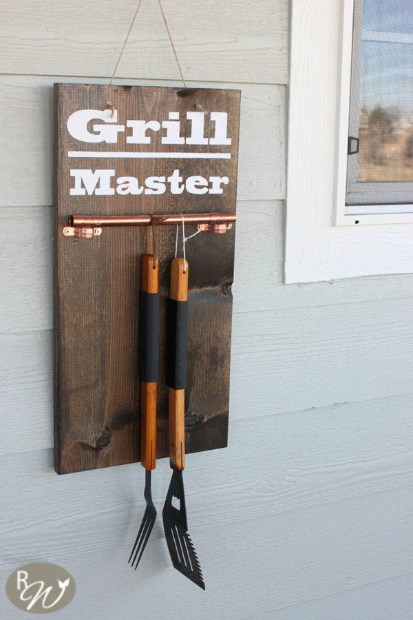 diy grilling utensils holder