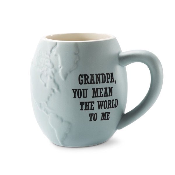 globe ceramic mug