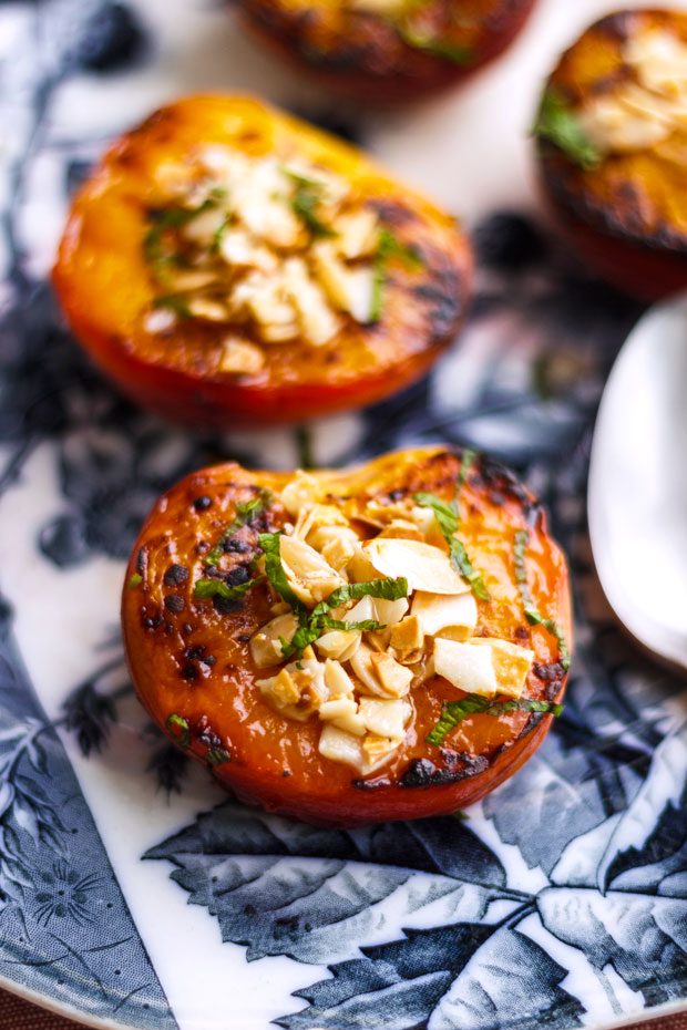 healthy grilled peach recipe