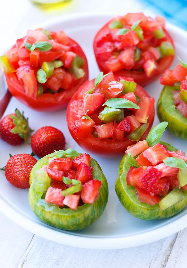 summer tomatoes Salsa