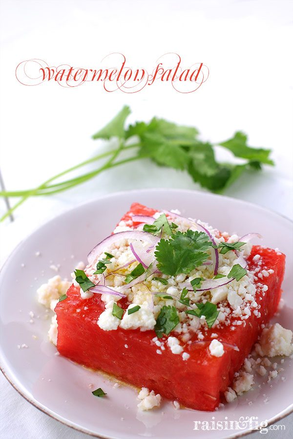 watermelon feta salad