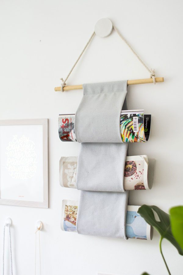 DIY Magazine hanger