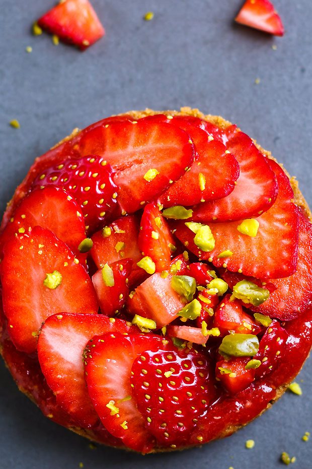 Strawberry No Bake Tart