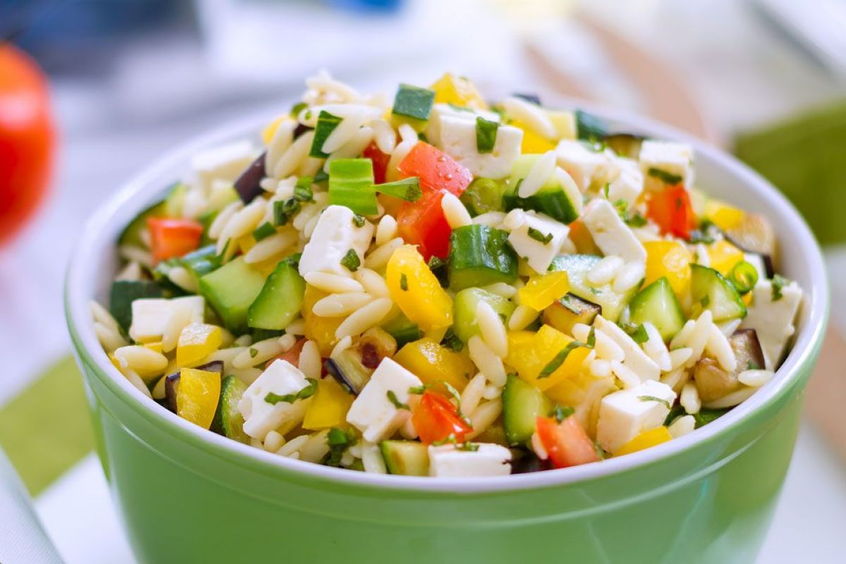 Greek Orzo Pasta Salad