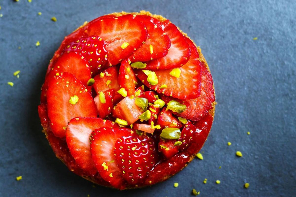 No-Bake Mini Strawberry Tart