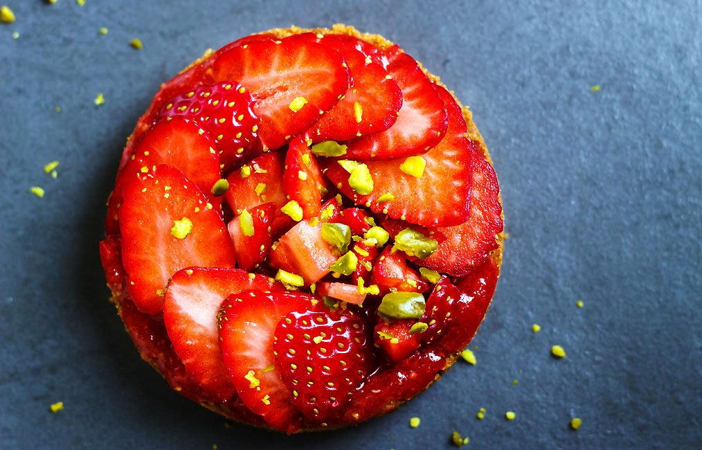 No-Bake Mini Strawberry Tart