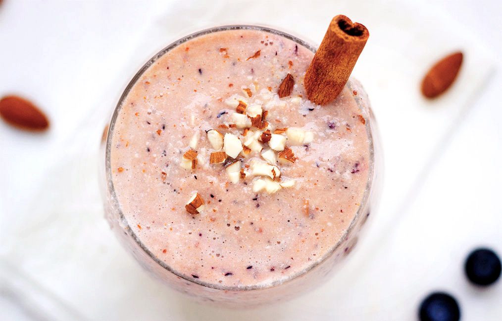 Blueberry Almond Power Smoothie