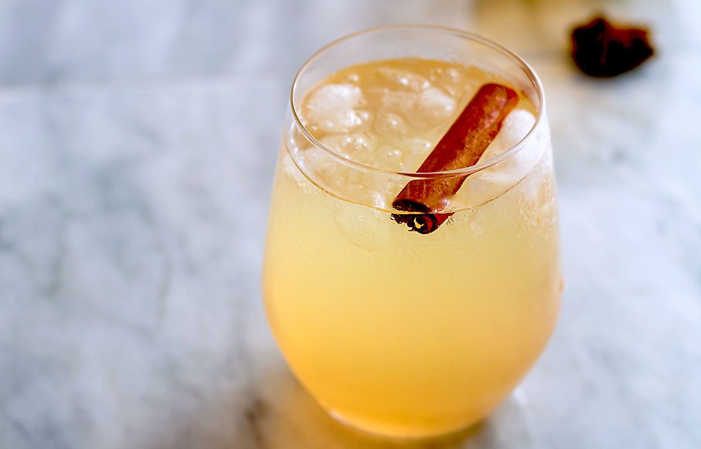 Apple Cider  Bourbon Cocktail