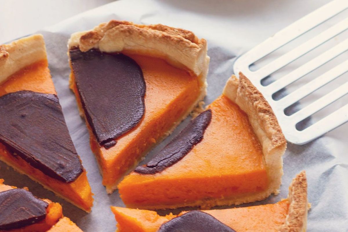Chocolate Red Kuri Pumpkin Pie
