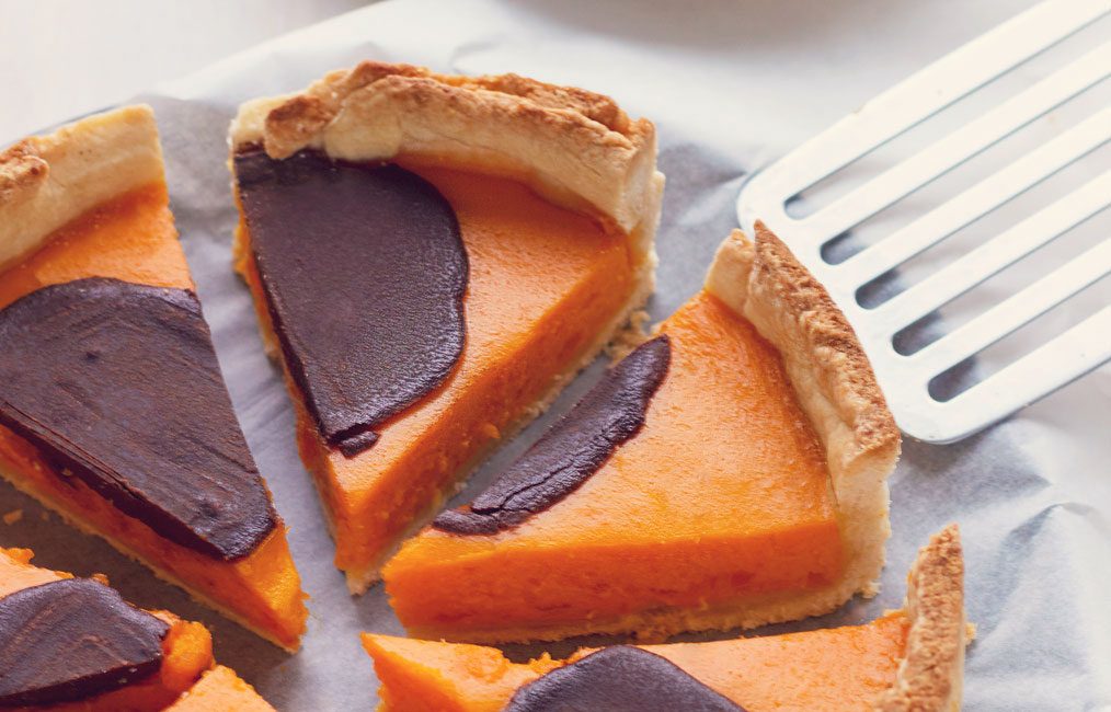 Chocolate Red Kuri Pumpkin Pie