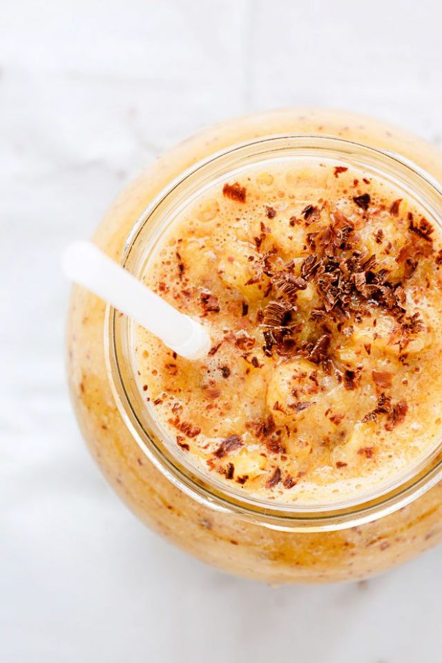 Orange Banana Breakfast Smoothie