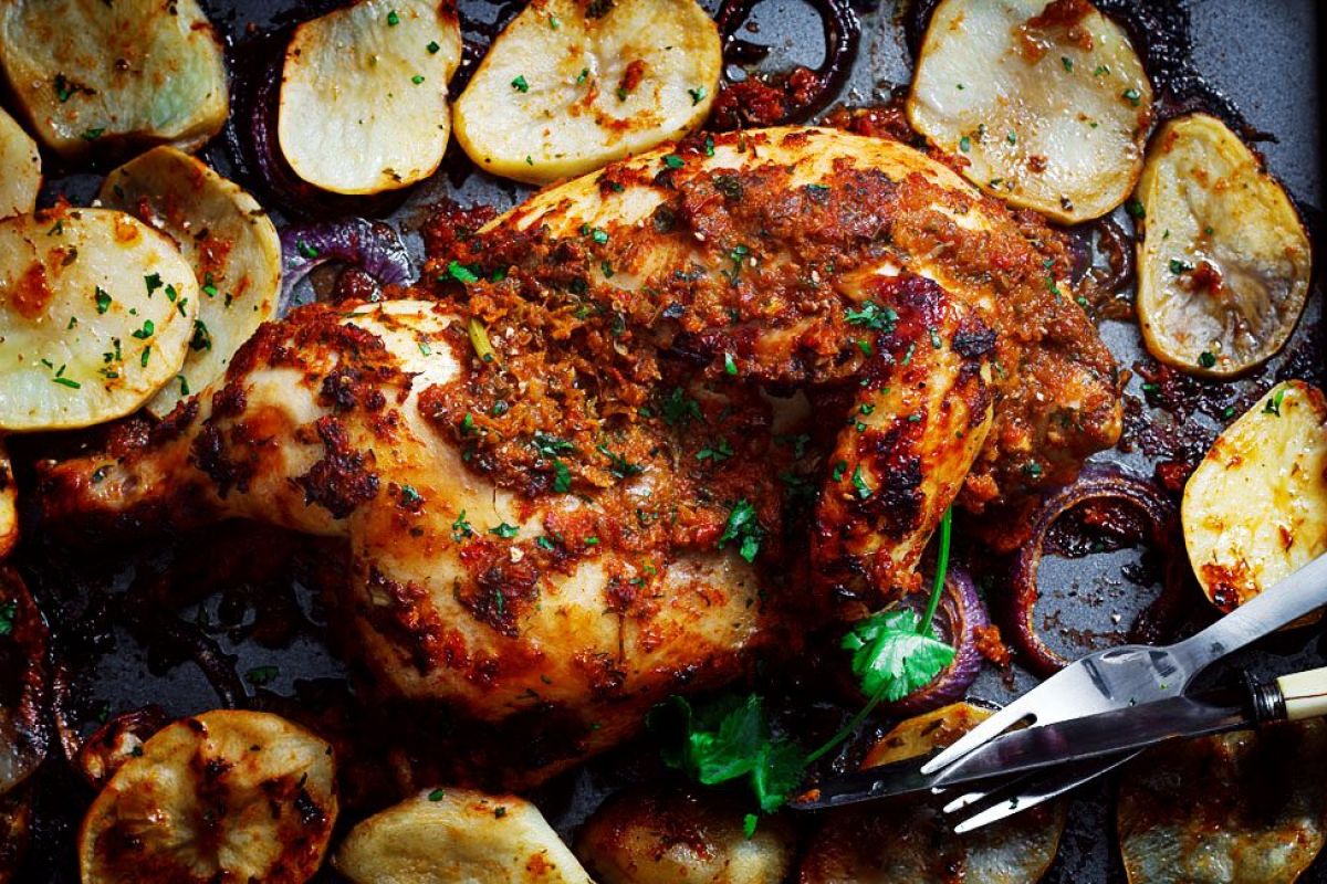 Sheet Pan Chicken and Potatoes