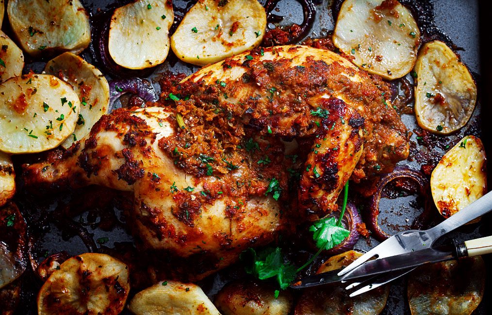 Sheet Pan Chicken and Potatoes