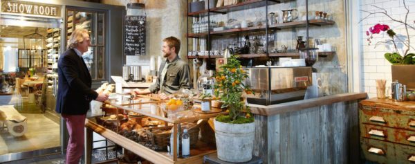 An European Style Café In New York