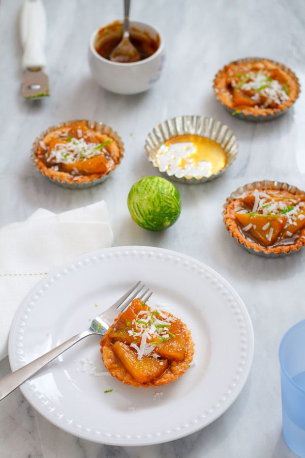 Caramelized Pineapple Tartlets - #recipe by #eatwell101 - https://www.eatwell101.com/caramelized-pineapple-tartlets-recipe