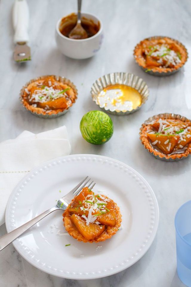 Caramelized Pineapple Tartlets