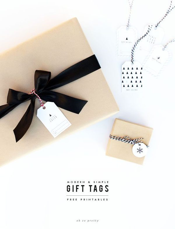 free printable gift tag