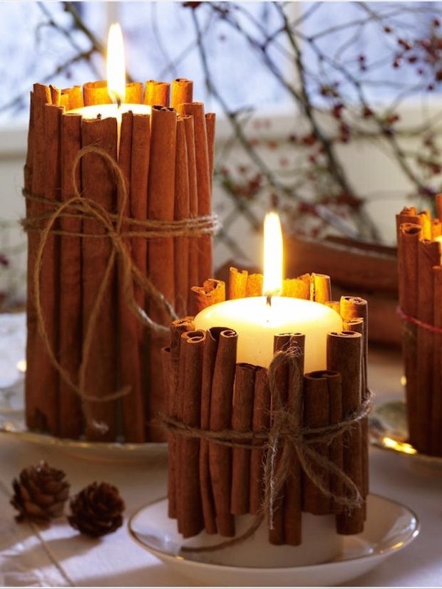 thanksgiving￼ Candles decor ideas
