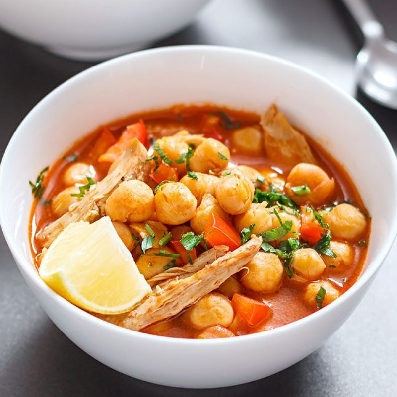 Chickpea and Chicken Soup Recipe — Eatwell101