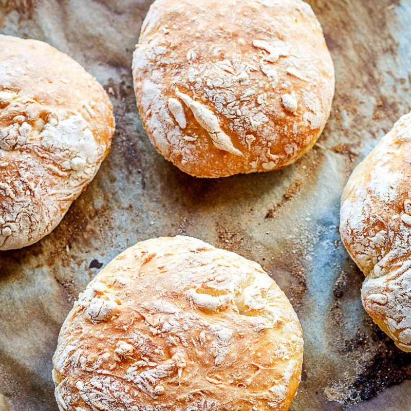 Express Noknead Bread Rolls Recipe — Eatwell101
