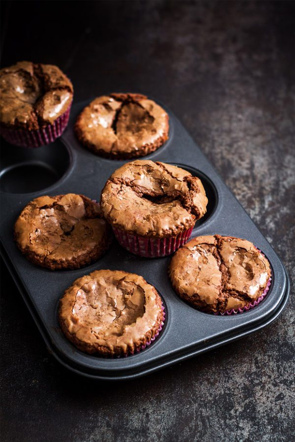 mini coconut brownies