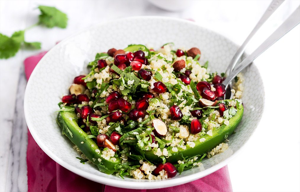 Autumn Crunch Quinoa Salad with Lime Dressing