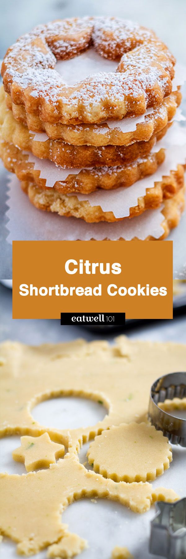These Citrus Shortbread Cookies are just irresistible and we guarantee they won't last long on your counter or coffee table.