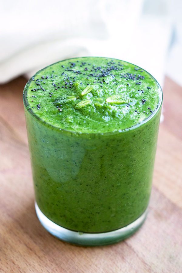 Green Smoothie Detox - #recipe by #eatwell101 - https://www.eatwell101.com/green-detox-smoothie-recipe