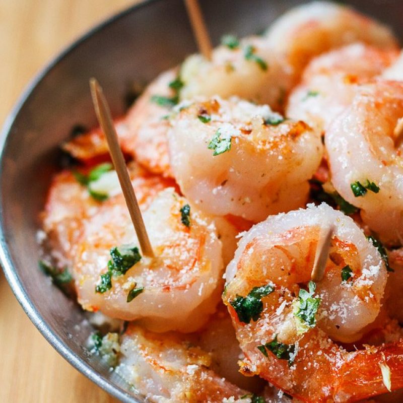 Garlic Parmesan Roasted Shrimp Recipe - Oven Baked Shrimp ...