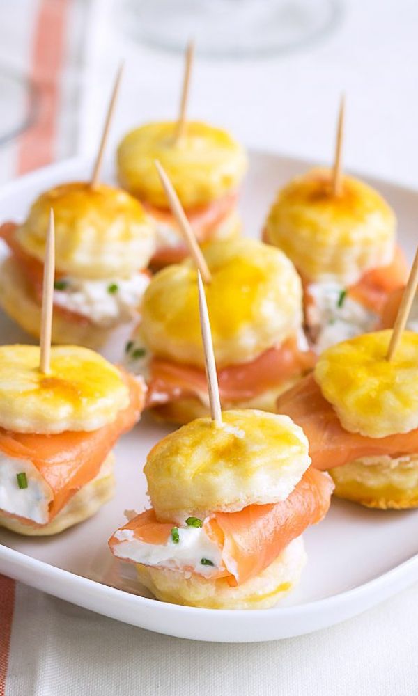 Smoked Salmon Puff Pastry Bites