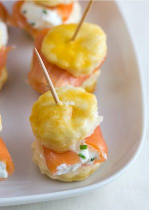 Smoked Salmon Puff Pastry Bites
