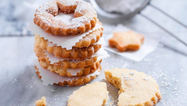 Citrus Shortbread Cookies - #recipe by #eatwell101 - https://www.eatwell101.com/citrus-shortbread-cookies-recipe
